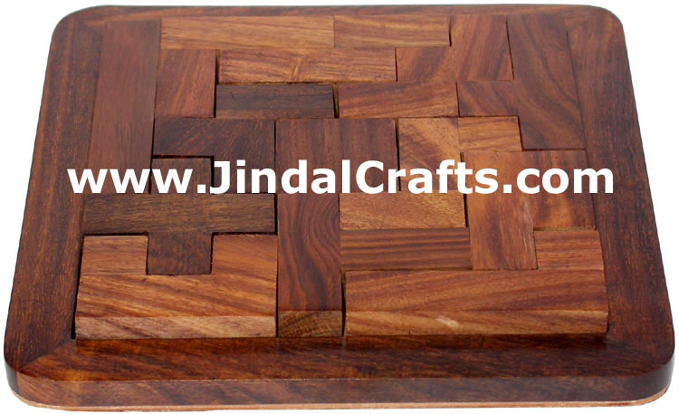 Jigsaw Puzzle - Handmade Wooden Traditional Game