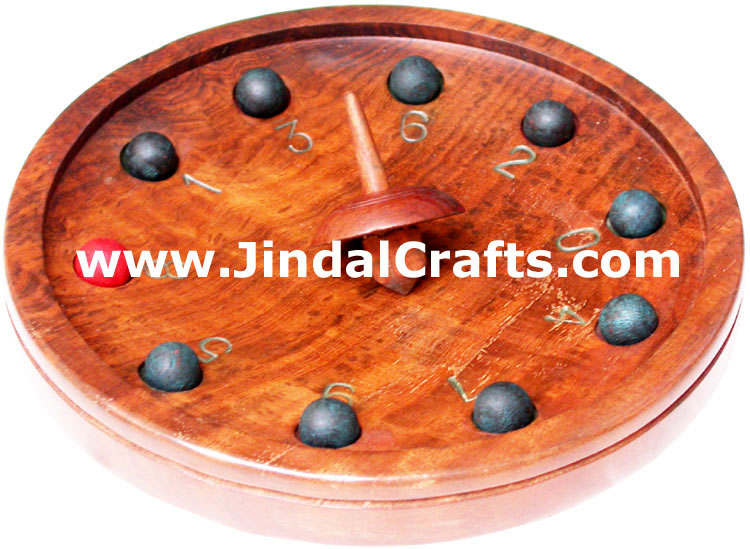 Umbrella Top Ball - Handmade Wooden Traditional Game