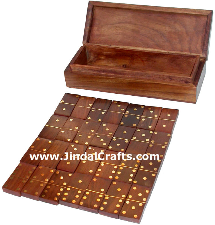 Double Six Domino - Handmade Wooden Game