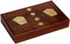 Cards and Dices Handmade Wooden Traditional Game India