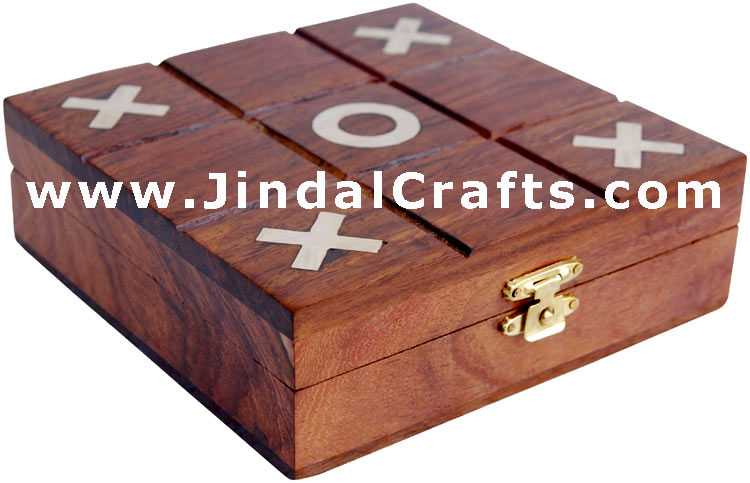 Tic Tac Toe - Indian Traditional Wooden Game