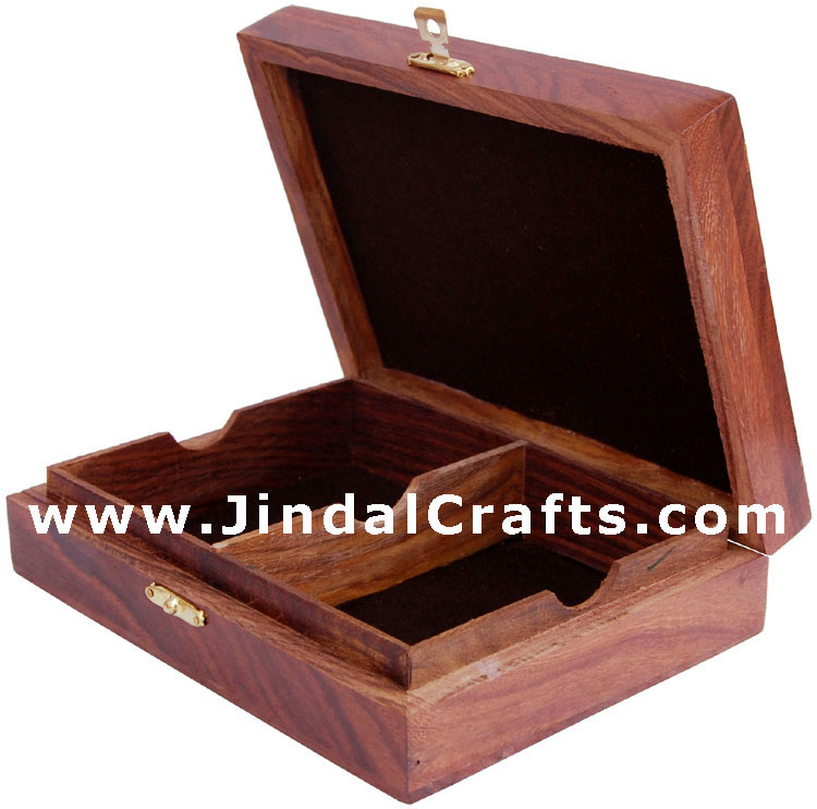 Double Card Box - Indian Traditional Wooden Game