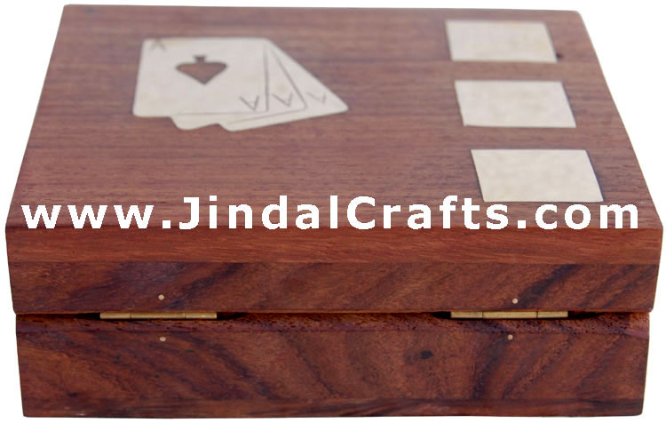 Card / Dice Box - Indian Traditional Wooden Game