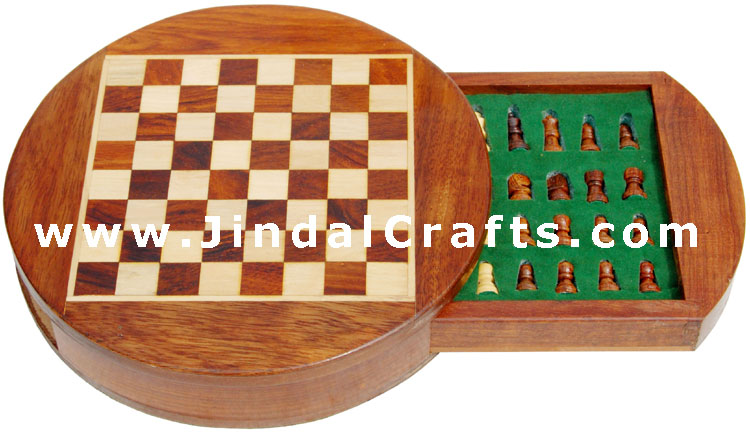 Handmade Magnatic Chess - Traditional Game Indian Art