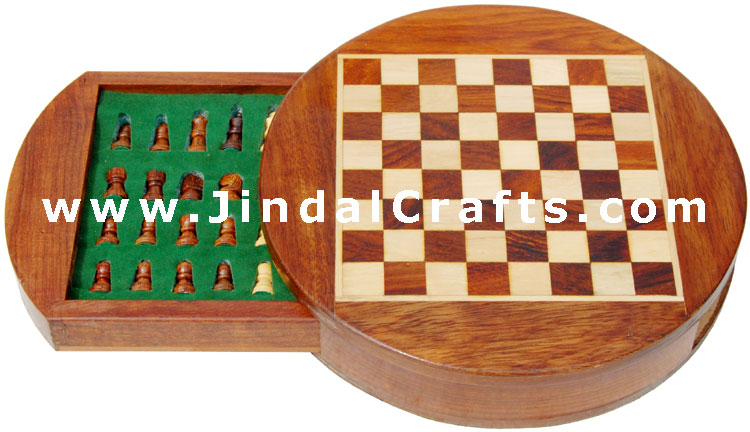 Handmade Magnatic Chess - Traditional Game Indian Art