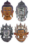 We have a unique collection of Indian Art Masks Including Tribal Masks, Buddha Mask, Hindu Deities etc.