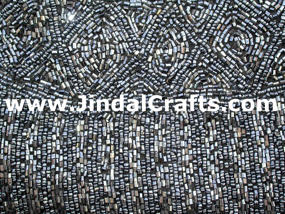 Hand Embroidered Beaded Traditional Shoulder Purse from India