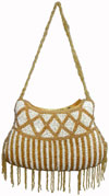 Hand Embroidered Beaded Traditional Shoulder Purse from India