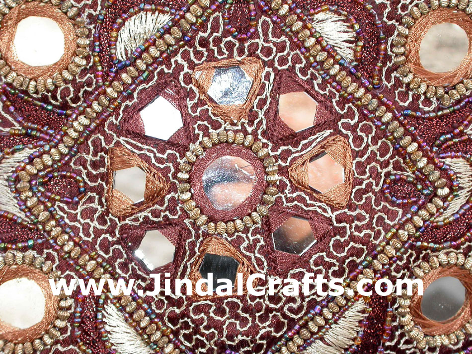 Hand Embroidered Beaded Traditional Shoulder Purse from India