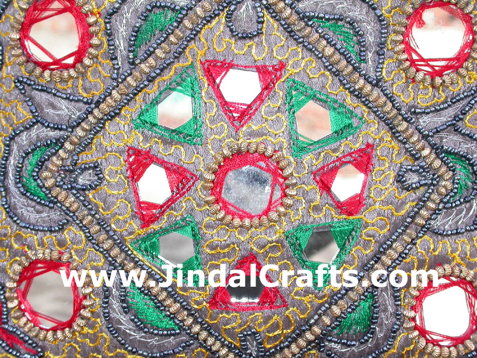 Hand Embroidered Beaded Traditional Shoulder Purse from India