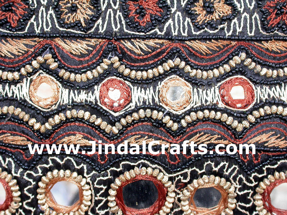 Hand Embroidered Beaded Traditional Shoulder Purse from India