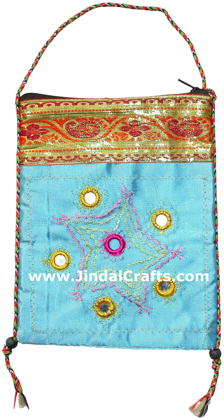 Hand Stitched Embroider Handbag Indian Traditional Bags