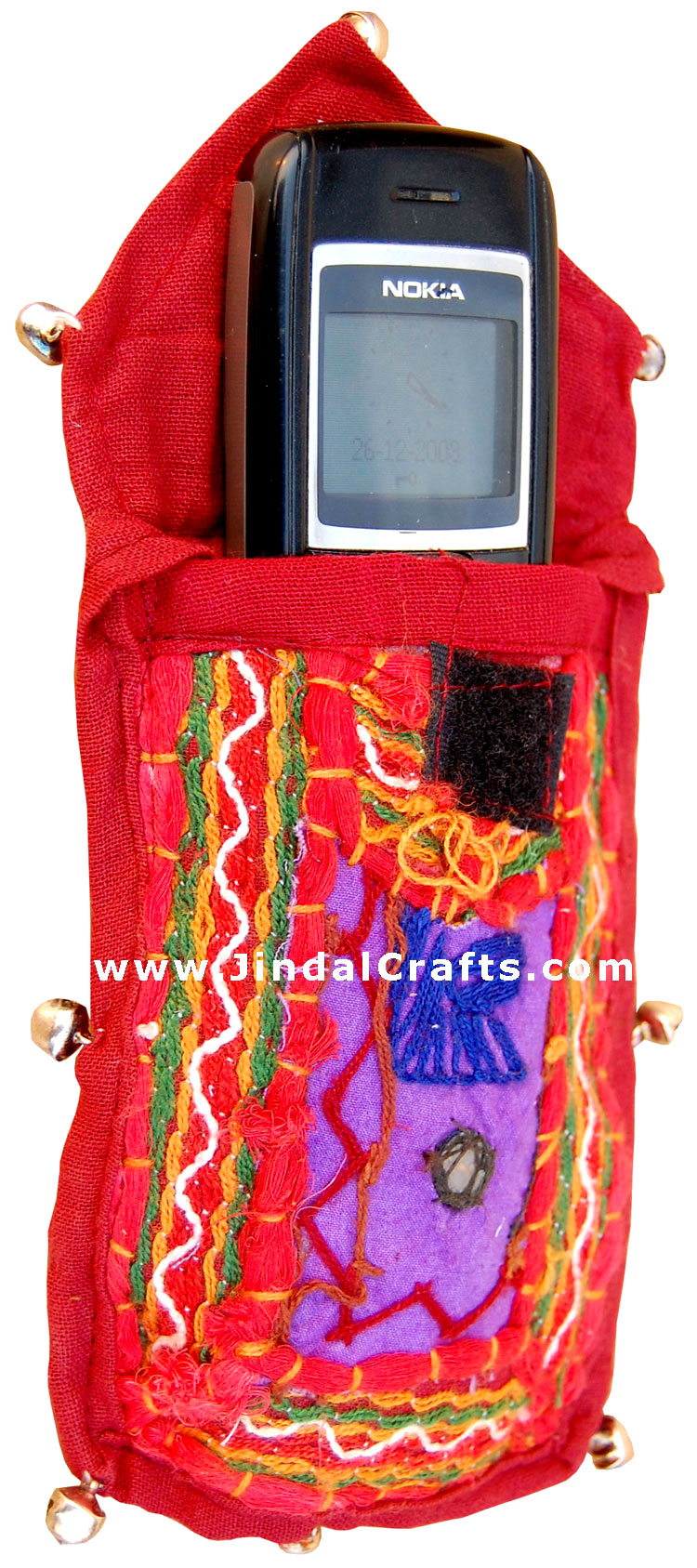 Colorful Embroider Mobile Bag - Indian Traditional Bag