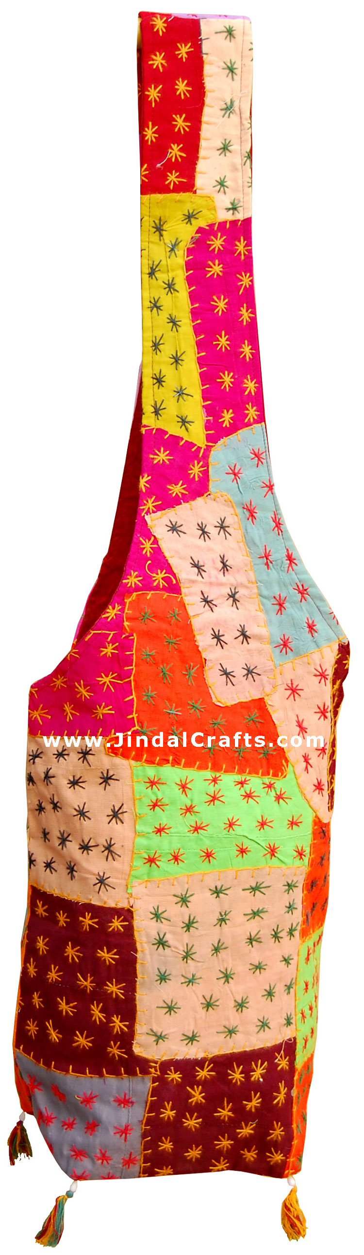 Colorful Hand Embroider Shoulder Handbag Indian Arts