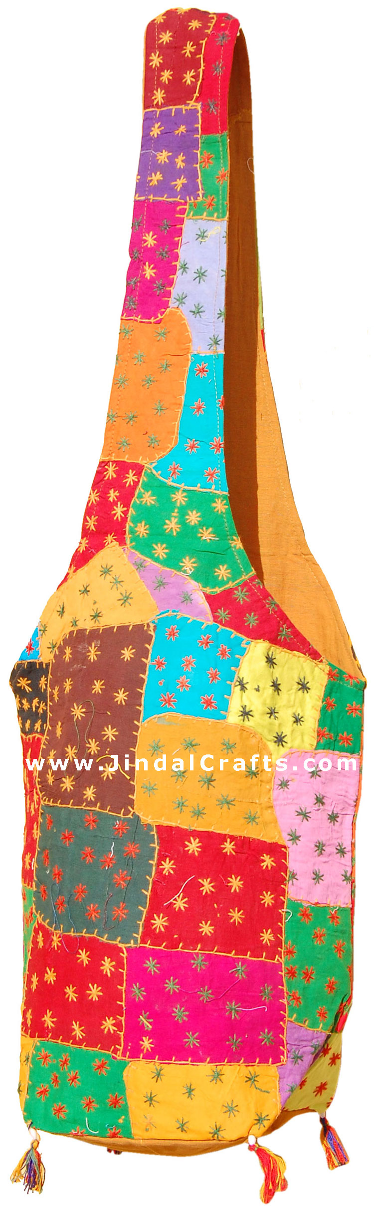 Colorful Hand Embroider Shoulder Handbag Indian Arts