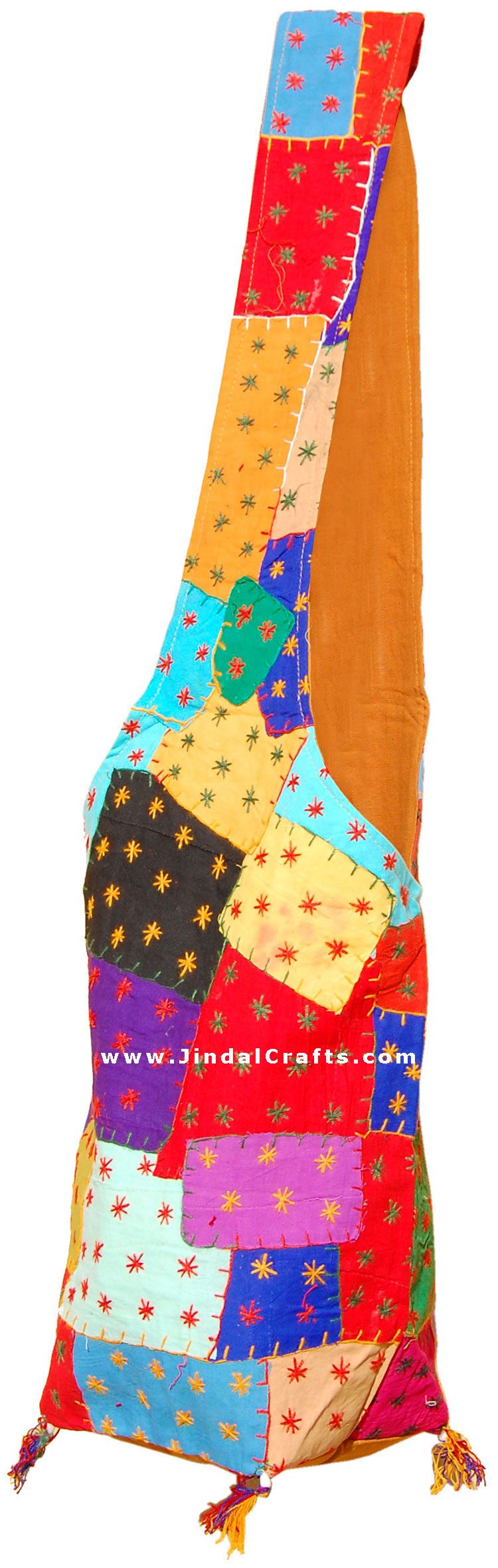 Colorful Hand Embroider Shoulder Handbag Indian Arts