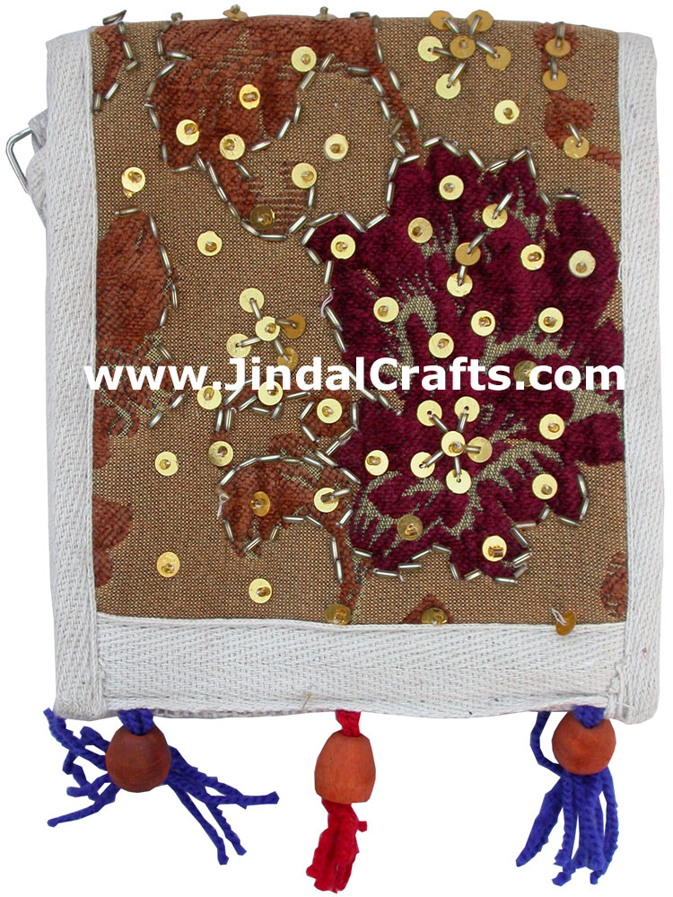 Bag Eco Friendly Hand Embroidered India Traditional Art