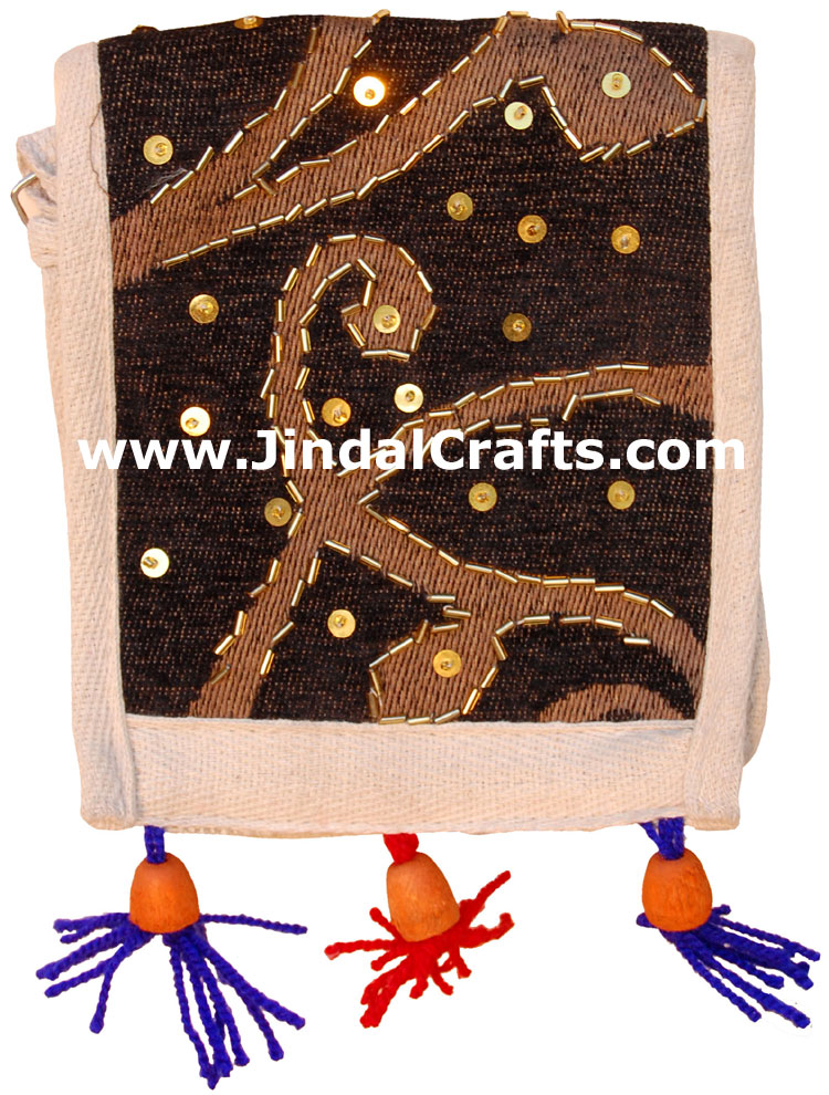 Bag Eco Friendly Hand Embroidered India Traditional Art