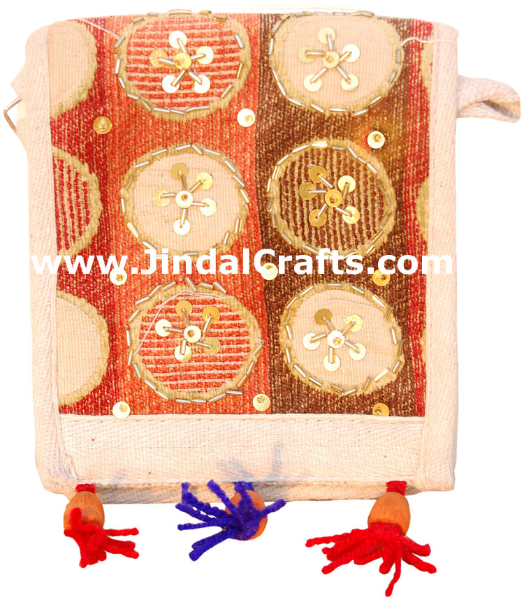 Bag Eco Friendly Hand Embroidered India Traditional Art
