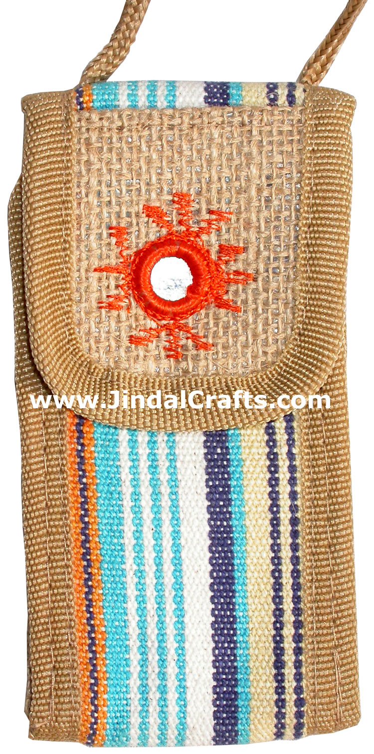 Eco Friendly Mobile Bag with long Hanging Support