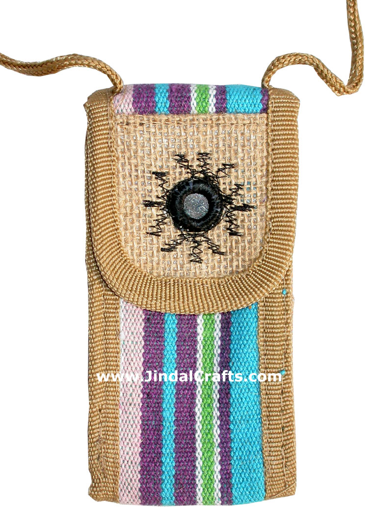 Eco Friendly Mobile Bag with long Hanging Support