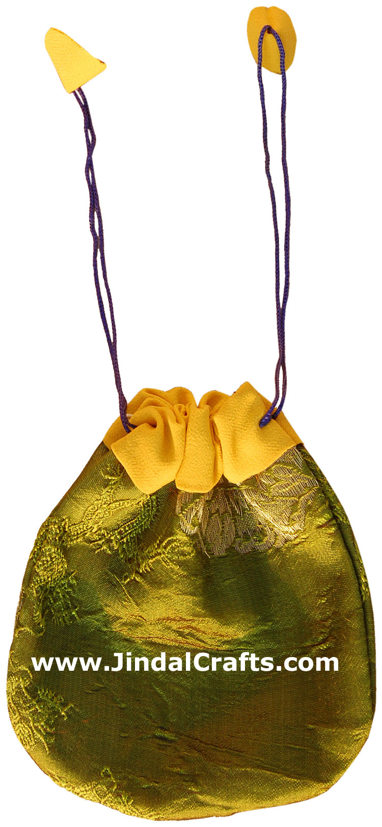 Drawstring Organza Bags Indian Tradtional Cotton Art