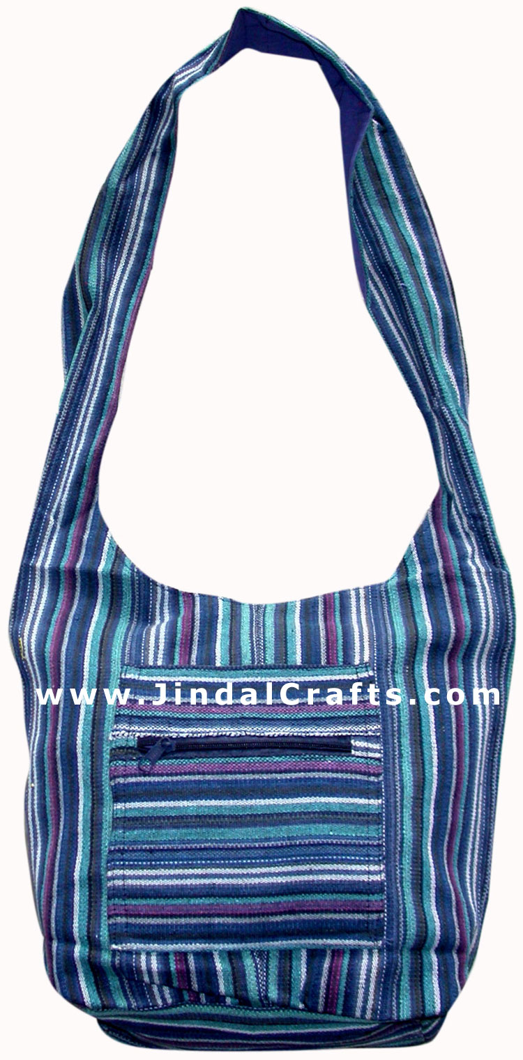 Colorful Eco Friendly Fabric Shoulder Handbags