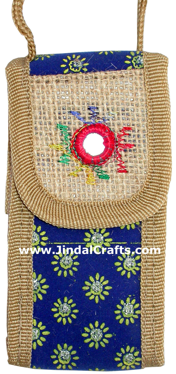 Colorful Mobile Cell Bags - Indian Traditional Handbag