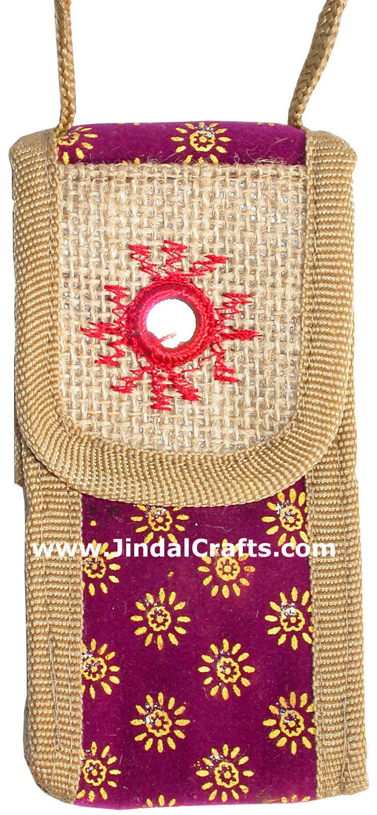 Colorful Mobile Cell Bags - Indian Traditional Handbag