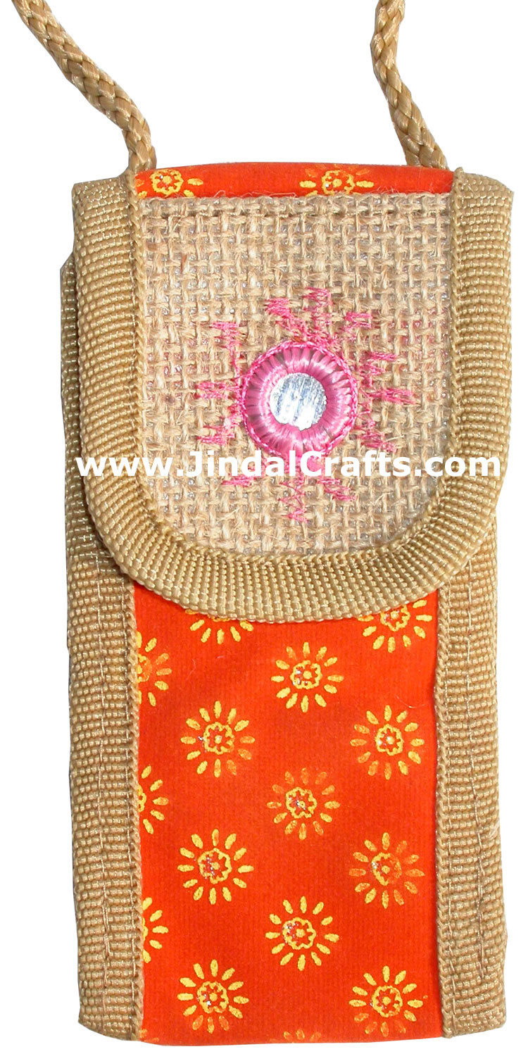 Colorful Mobile Cell Bags - Indian Traditional Handbag