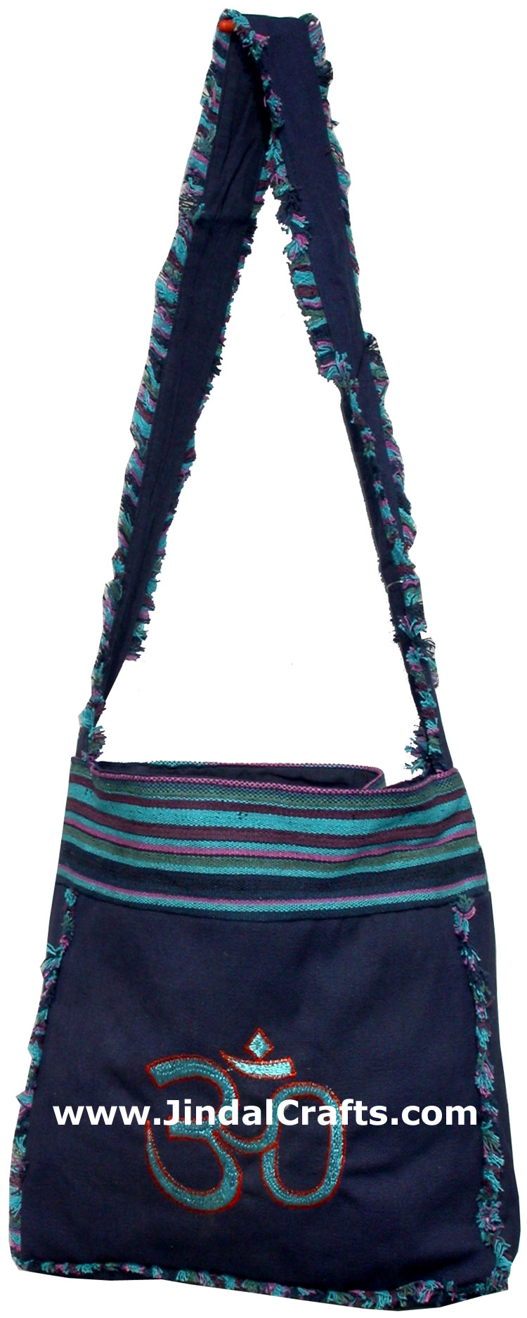 Colorful Hand Embroider Shoulder Handbag Indian Arts
