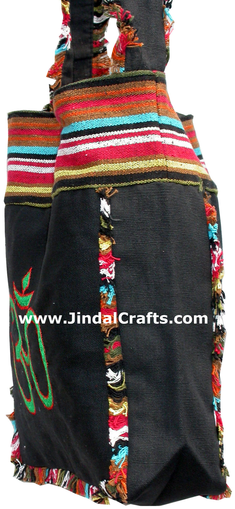 Colorful Hand Embroider Shoulder Handbag Indian Arts