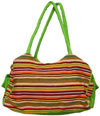 Colorful Hand Stitched Cotton Handbag Traditional Art