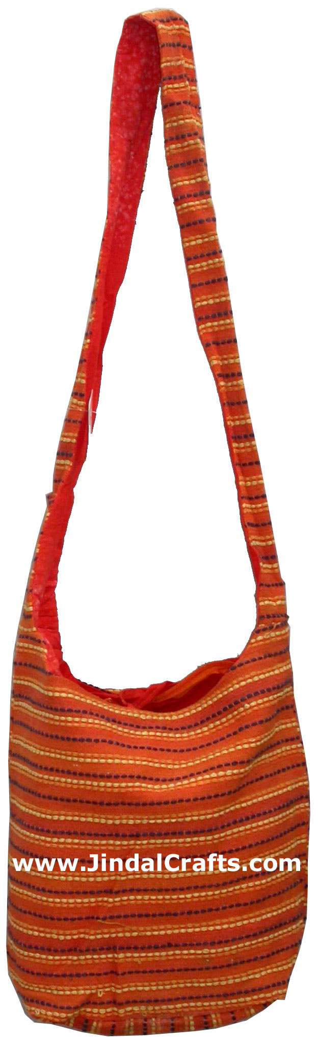 Colorful Hand Stitched Cotton Handbag Traditional Art