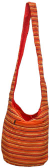 Colorful Hand Stitched Cotton Handbag Traditional Art