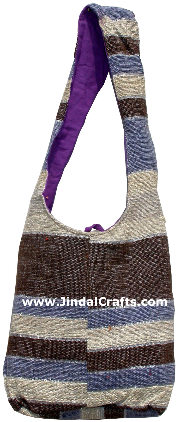 Colorful Hand Stitched Cotton Handbag Traditional Art