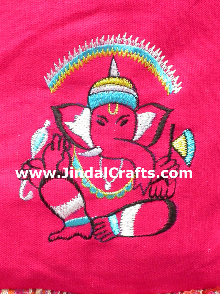 Colorful Hand Embroidered Handbag India Traditional Art