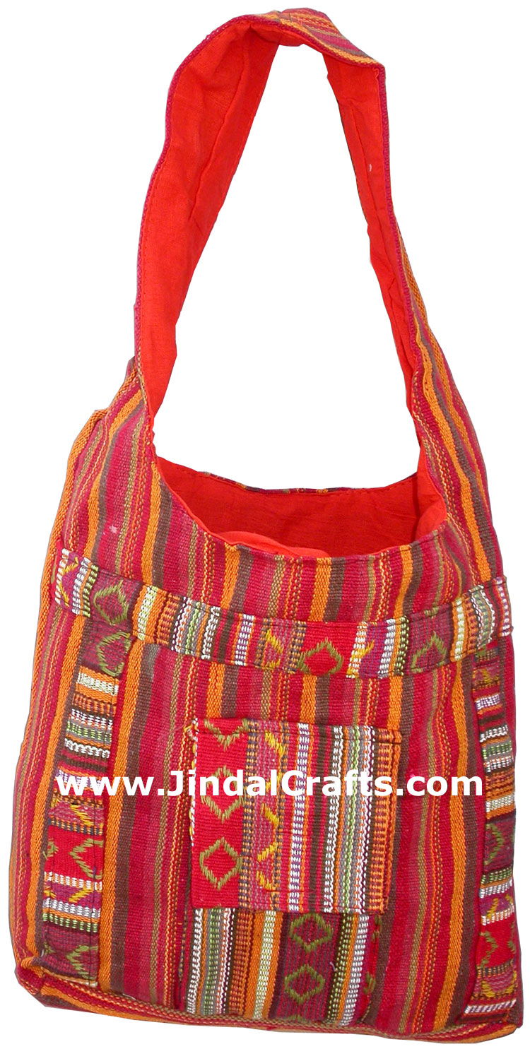 Designer Cotton Bag Eco Friendly Hand Crafted India Art