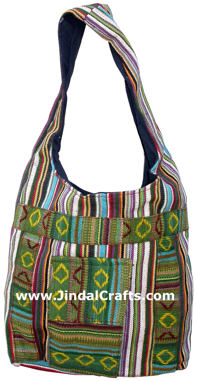 Designer Cotton Bag Eco Friendly Hand Crafted India Art