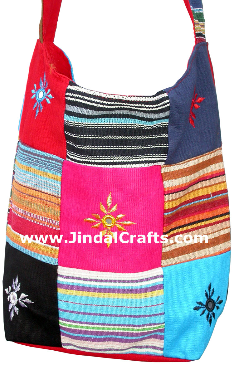 Designer Cotton Bag Eco Friendly Hand Crafted India Art