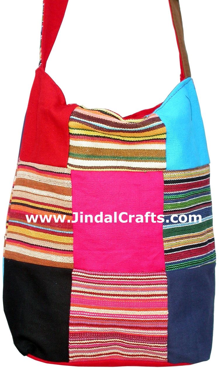 Designer Cotton Bag Eco Friendly Hand Crafted India Art