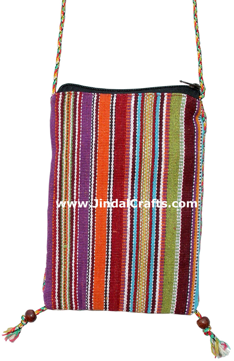 Designer Colorful Bags Cotton Hand Embroidered India