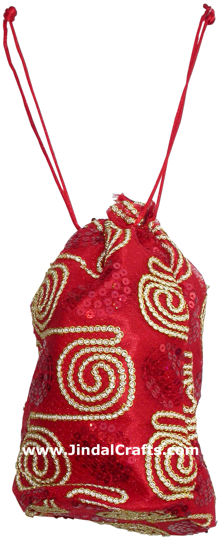 Designer Draw String Bags Hand Embroidered India Arts