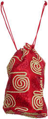 Designer Draw String Bags Hand Embroidered India Arts