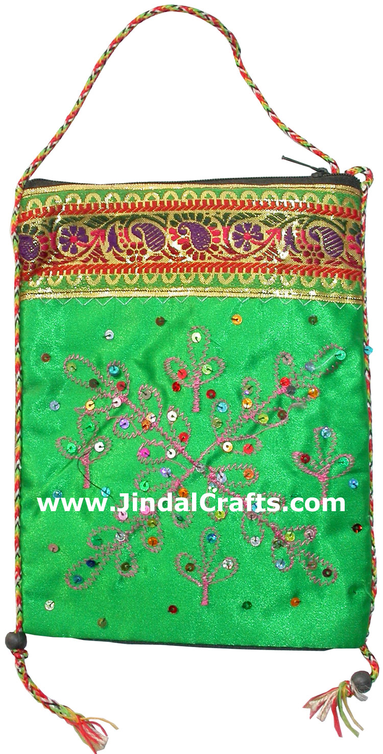 Designer Cotton Bag Eco Friendly Hand Crafted India Art