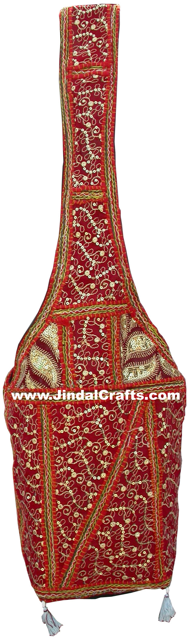 Colourful Hand Embroidered Gypsy Handbag from India 100 % Cotton Fabric Arts