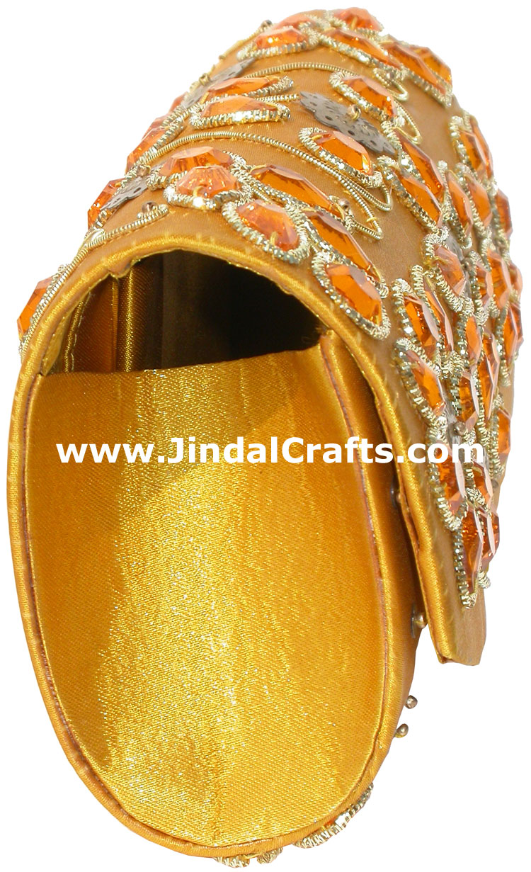 Hand Embroidered Designer Beaded Jari Bag Purse