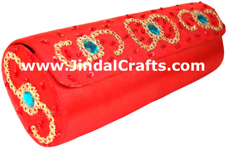 Hand Embroidered Designer Beaded Jari Bag Purse