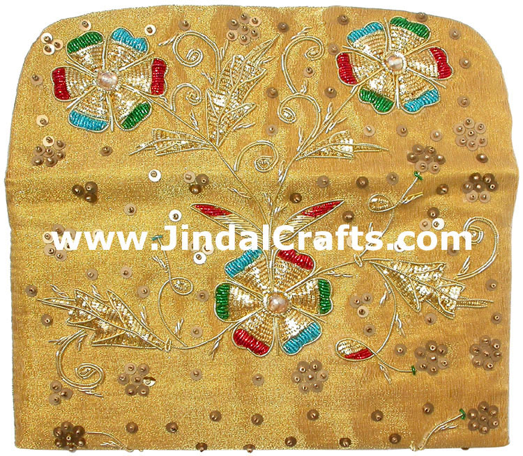 Hand Embroidered Designer Beaded Jari Bag Purse