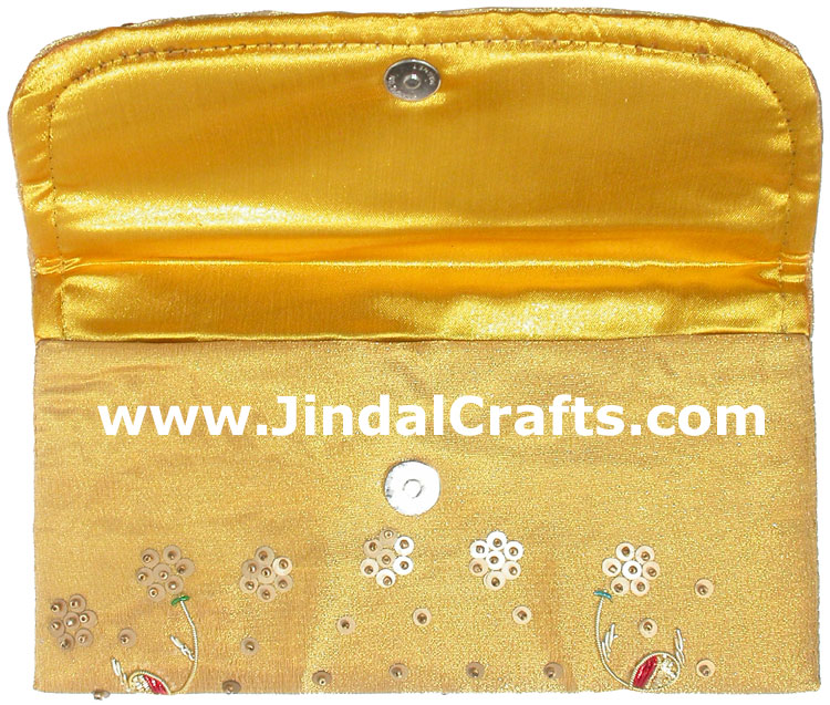 Hand Embroidered Designer Beaded Jari Bag Purse